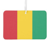 Guinea National World Flag Autolufterfrischer (Rückseite)