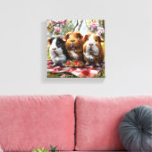 Guinea Picnic Leinwanddruck (Insitu (Wohnzimmer))