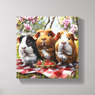 Guinea Picnic Leinwanddruck