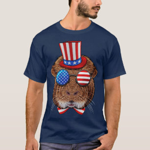 Guinea Pig 4. Juli Amerikanische Guinea Pig USA Un T-Shirt