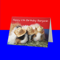 Guinea Pig 8., 9., 10. etc. Geburtskarte