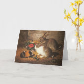 Guinea Pig and Rabbits Greeting Card Karte (Gelbe Blume)
