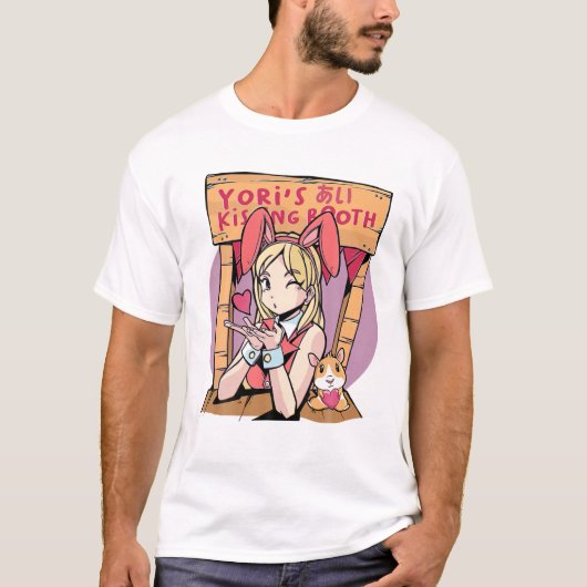 Guinea Pig - Anime Niedlich Girl - Otaku Japanisch T-Shirt (Vorderseite)