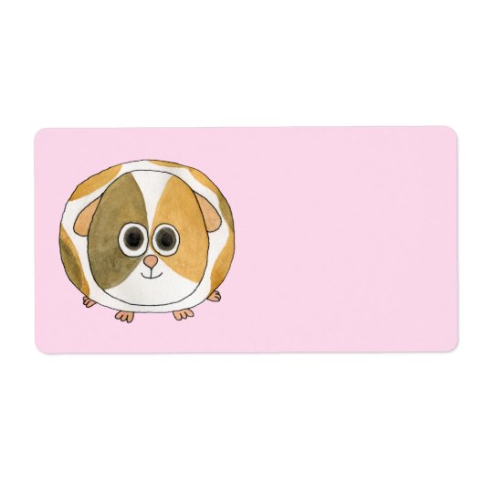 Guinea Pig auf Rosa. (Vorne)