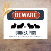 Guinea Pig Beware Poster
