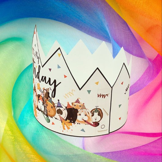 Guinea Pig Birthday Crown