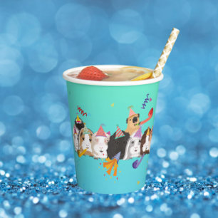 Guinea Pig Birthday Paper Cups Pappbecher