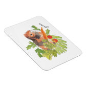 Guinea Pig Carrot Salat Wasserfarbenmagnet Magnet (Rechte Seite)