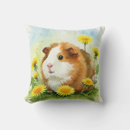 Guinea Pig Cavia Cavy Dandela Blume Kissen