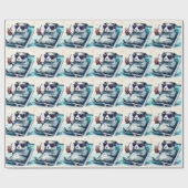 Guinea Pig Chilling Geschenkpapier (Flach)