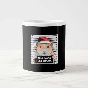 Guinea Pig Christmas Cavy Lieber Santa I kann erkl Jumbo-Tasse