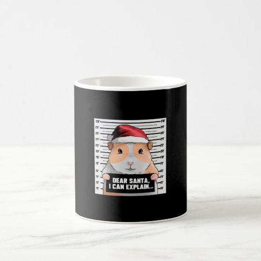 Guinea Pig Christmas Cavy|Lieber Santa I kann erkl Kaffeetasse (Mittel)