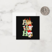 Guinea Pig Christmas Mitteilungskarte (Vorderseite/Rückseite Beispiel)