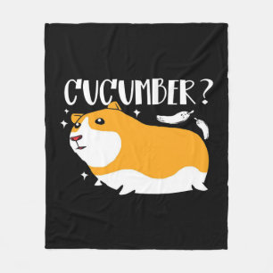 Guinea Pig Cucumber NIEDLICHE GUINEA Cooles Ti Fleecedecke