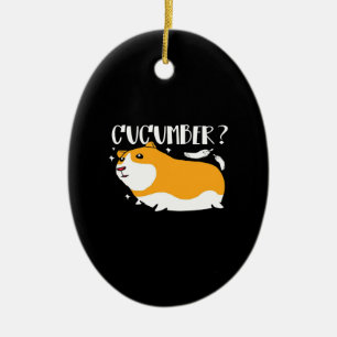 Guinea Pig Cucumber NIEDLICHE GUINEA Cooles Ti Keramik Ornament