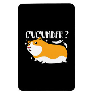 Guinea Pig Cucumber NIEDLICHE GUINEA Cooles Ti Magnet