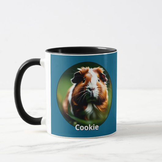 Guinea Pig Custom Pet Foto Ocean Blue Tasse (Links)