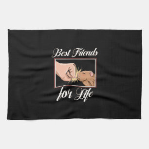 Guinea Pig die besten Lebensfreunde   Niedlicher H Geschirrtuch