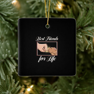 Guinea Pig die besten Lebensfreunde Niedlicher H Keramikornament