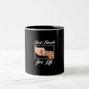 Guinea Pig die besten Lebensfreunde   Niedlicher H Zweifarbige Tasse