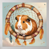 Guinea Pig Dreamcatcher Poster (Vorne)