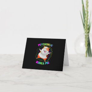 Guinea Pig EDM Party Haustier   Farbige Guinea Karte