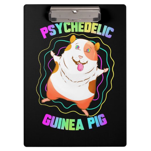Guinea Pig EDM Party Klemmbrett (Vorderseite)