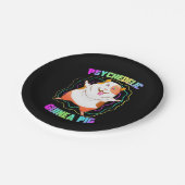 Guinea Pig EDM Party Pappteller (Schrägansicht)