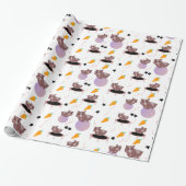 Guinea Pig Fitness Gym Funny Design Geschenkpapier (Ungerollt)