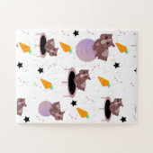 Guinea Pig Fitness Gym Funny Design Puzzle (Horizontal)