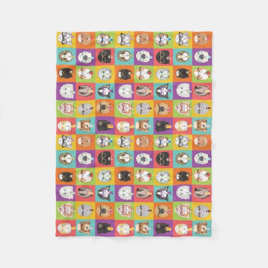 Guinea Pig Fleece Blanket (Vorderseite)