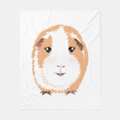 Guinea Pig Fleecedecke (Vorderseite)