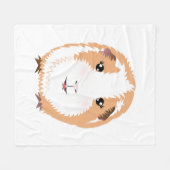 Guinea Pig Fleecedecke (Vorderseite (Horizontal))