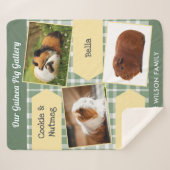 Guinea Pig Fotolage Personalisiert Sherpadecke (Vorderseite (Horizontal))