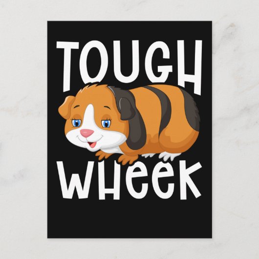 Guinea Pig Funny Animal Postkarte (Vorderseite)