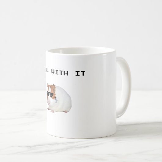 Guinea Pig - Funny Coffee Mug Kaffeetasse (VorderseiteRechts)