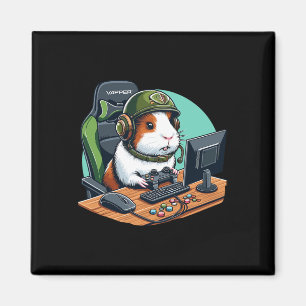 Guinea Pig Gamer Videospiel Wildlife Anima Magnet