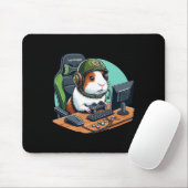 Guinea Pig Gamer Videospiel Wildlife Anima Mousepad (Mit Mouse)