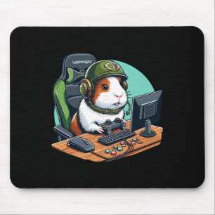 Guinea Pig Gamer Videospiel Wildlife Anima Mousepad