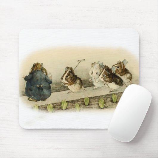 "Guinea Pig Garden" von Beatrix Potter Mousepad (Mit Mouse)