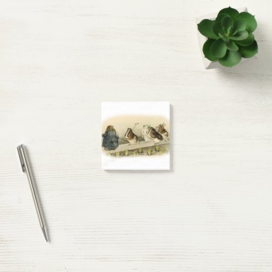 "Guinea Pig Garden" von Beatrix Potter Post-it Klebezettel (Büro)