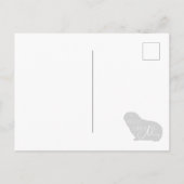 Guinea Pig Geburtstag Postkarte (Rückseite)