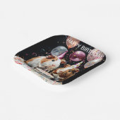 Guinea Pig Geburtstagsparty Square Pappteller (Gewinkelt)