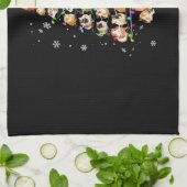 Guinea Pig Geschenk| Frohe Weihnachtszeit Guinea S Geschirrtuch (Gefaltet)