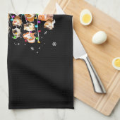 Guinea Pig Geschenk| Frohe Weihnachtszeit Guinea S Geschirrtuch (Viertel Falte)