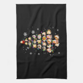 Guinea Pig Geschenk| Frohe Weihnachtszeit Guinea S Geschirrtuch (Vertikal)