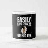 Guinea Pig Geschenk| Leicht durch Schweinefleisch  Jumbo-Tasse (Vorderseite)