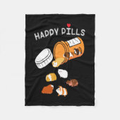 Guinea Pig Geschenk| Pillen Guinea Schweinefleisch Fleecedecke (Vorderseite)