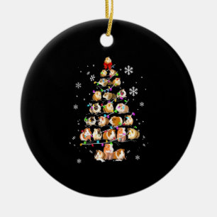 Guinea Pig Gift   Frohe Weihnachts-Guinea Pig Keramik Ornament