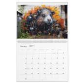 Guinea Pig Graffiti-Kalender Kalender (Jan 2027)